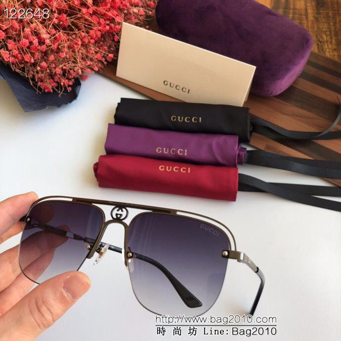 GUCCI古馳 新款 GG0497 男女款 百搭款 太陽鏡  lly1239
